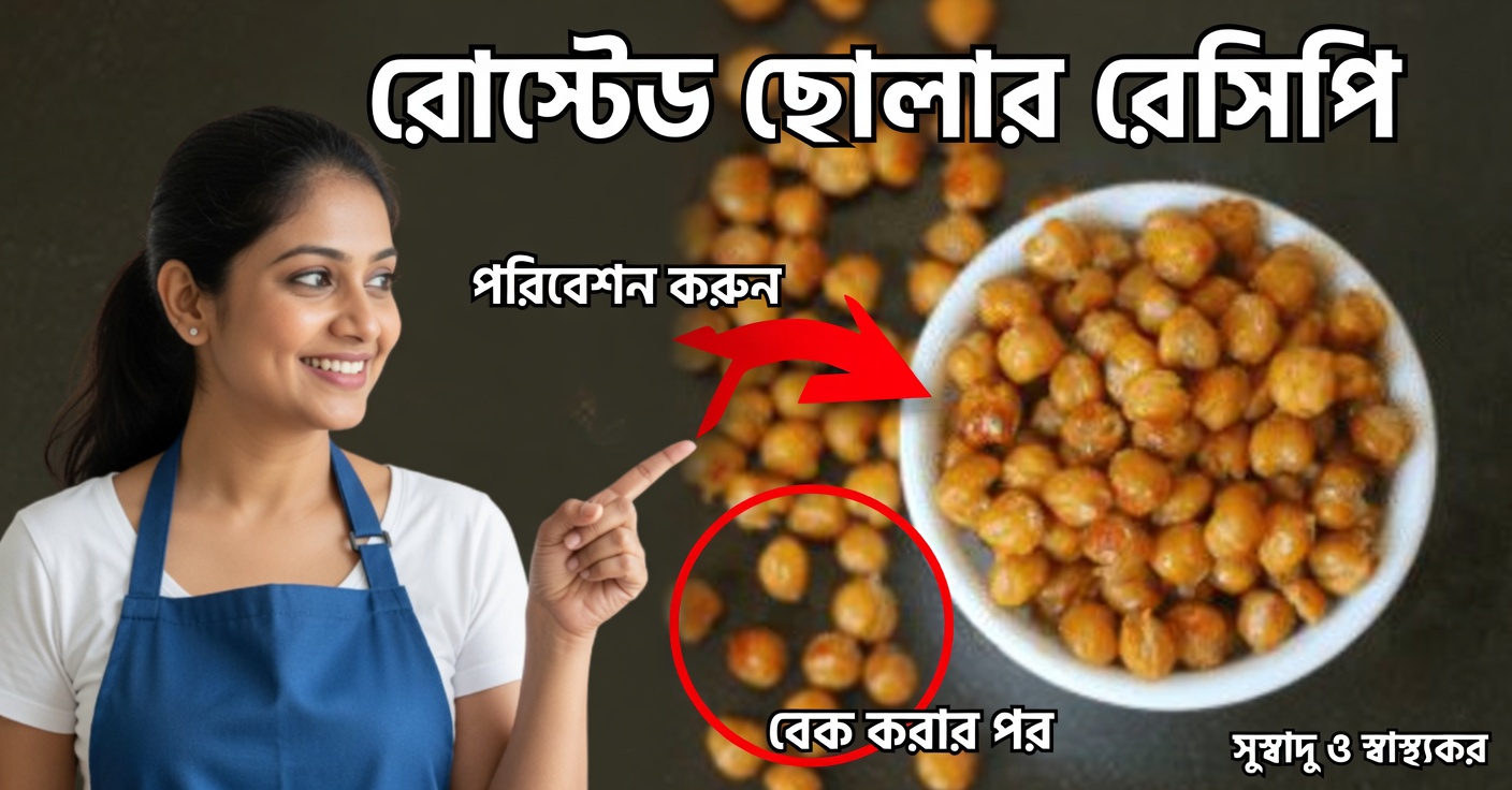 বেকড ছোলা: চিনি ও কোলেস্টেরলের প্রাকৃতিক নিয়ন্ত্রণ