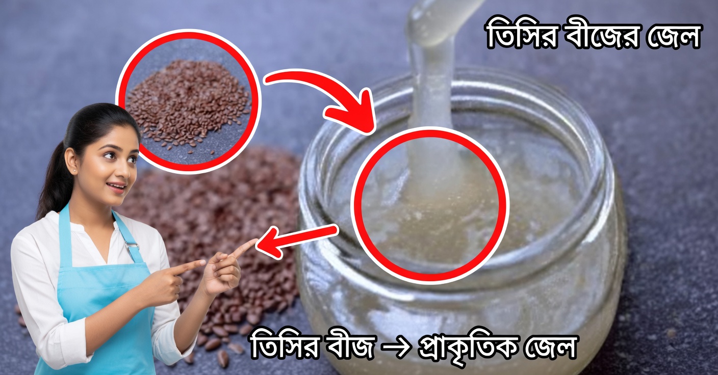 চুলের জন্য তিসি বীজের জেল: কীভাবে বানাবেন ও ব্যবহার করবেন