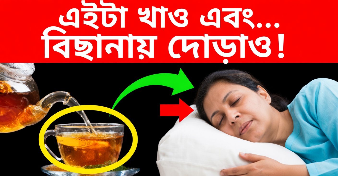 ভালো ঘুমের জন্য প্রাকৃতিক পানীয়