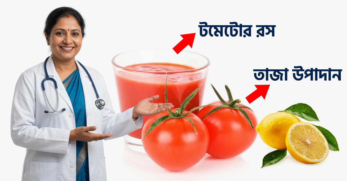 লেবুর সঙ্গে টমেটো: উপকারিতা ও প্রাকৃতিক ব্যবহার