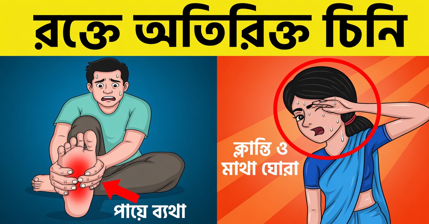 উচ্চ রক্তে শর্করার উপসর্গ ও তা নিয়ন্ত্রণের প্রাকৃতিক প্রতিকার