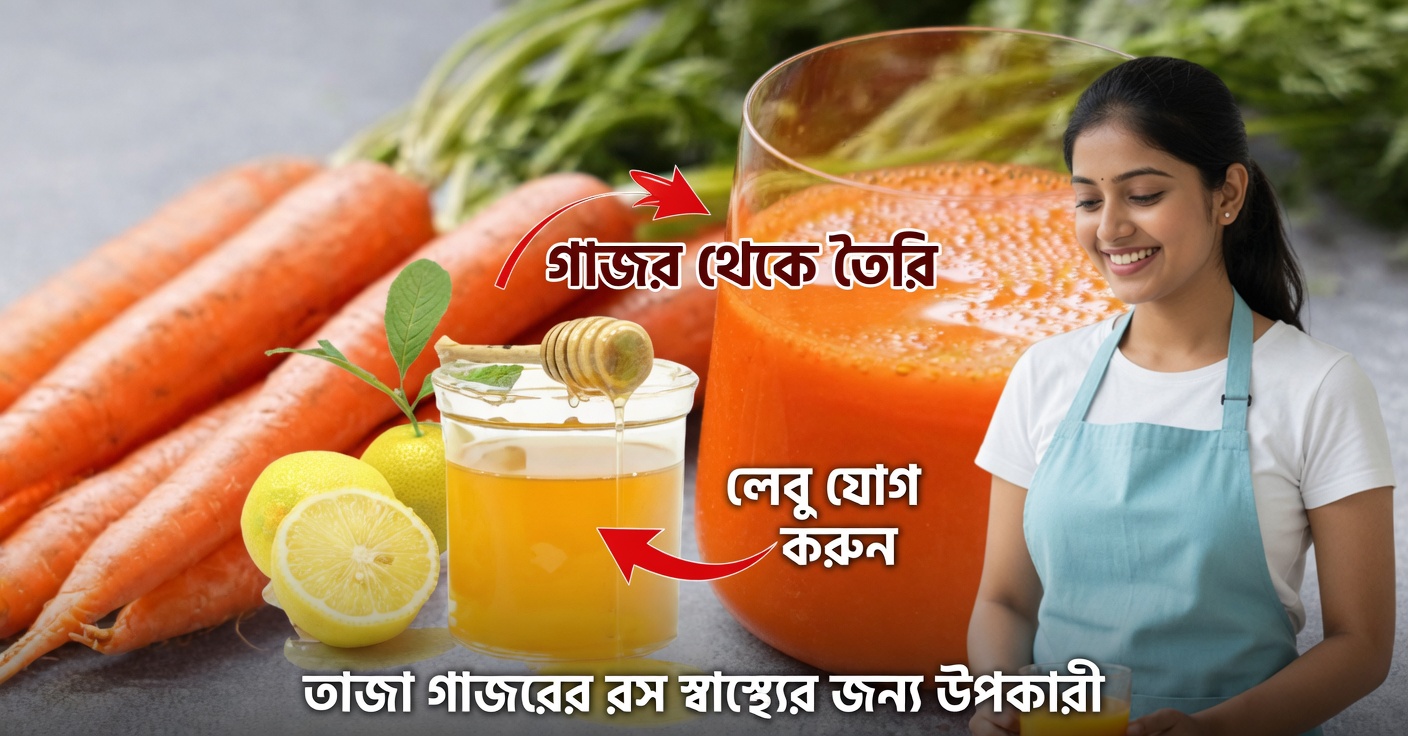 গাজর, লেবু ও মধু দিয়ে প্রাকৃতিকভাবে যকৃত শুদ্ধ করুন