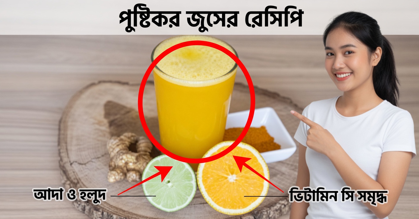 অঙ্গপ্রত্যঙ্গ পরিষ্কারের জন্য কমলা ও আদার জুস
