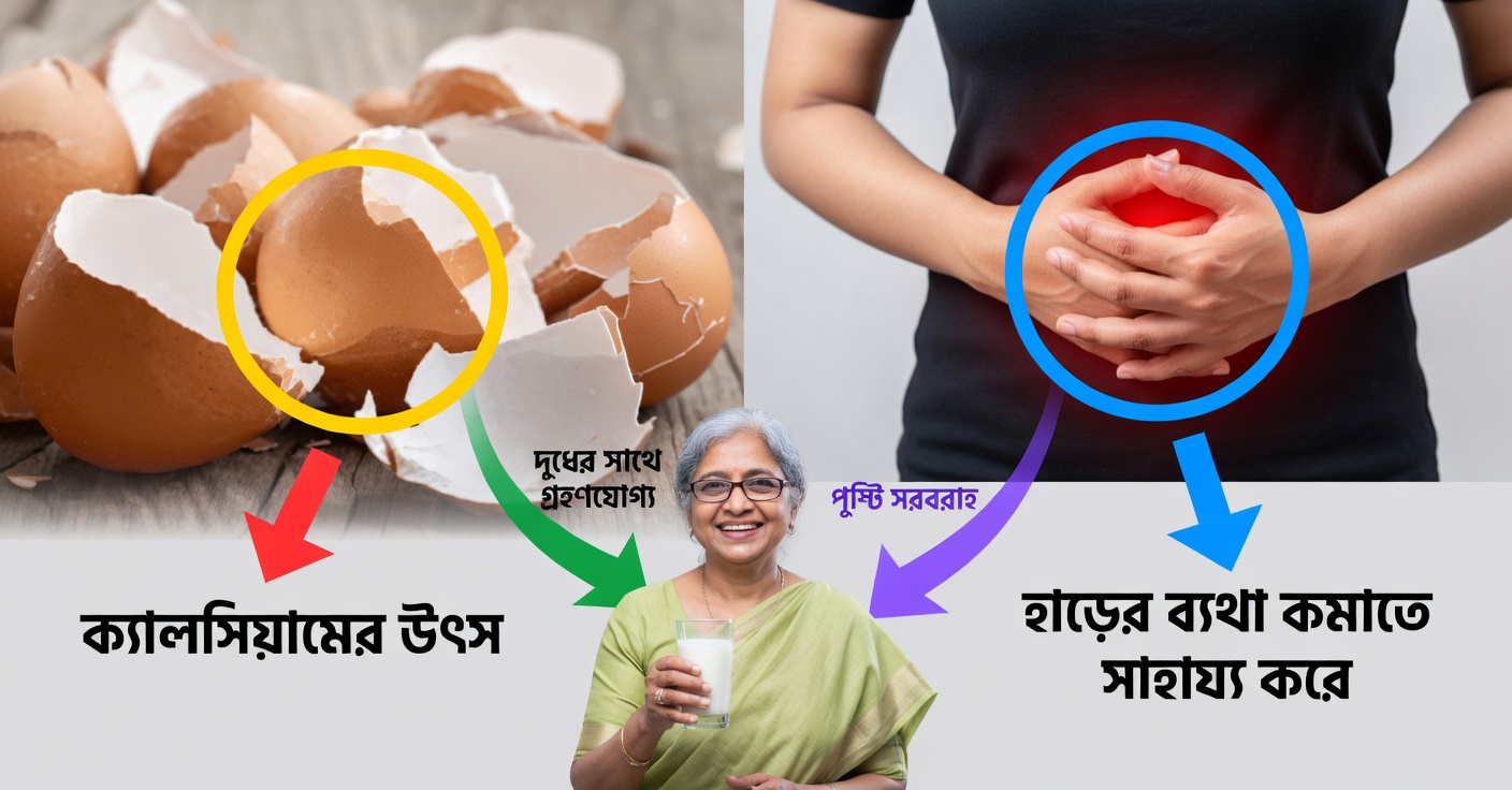 হাড়ের জন্য ডিমের খোসা: আপনার অস্থি স্বাস্থ্যে দৃঢ়তা আনুন