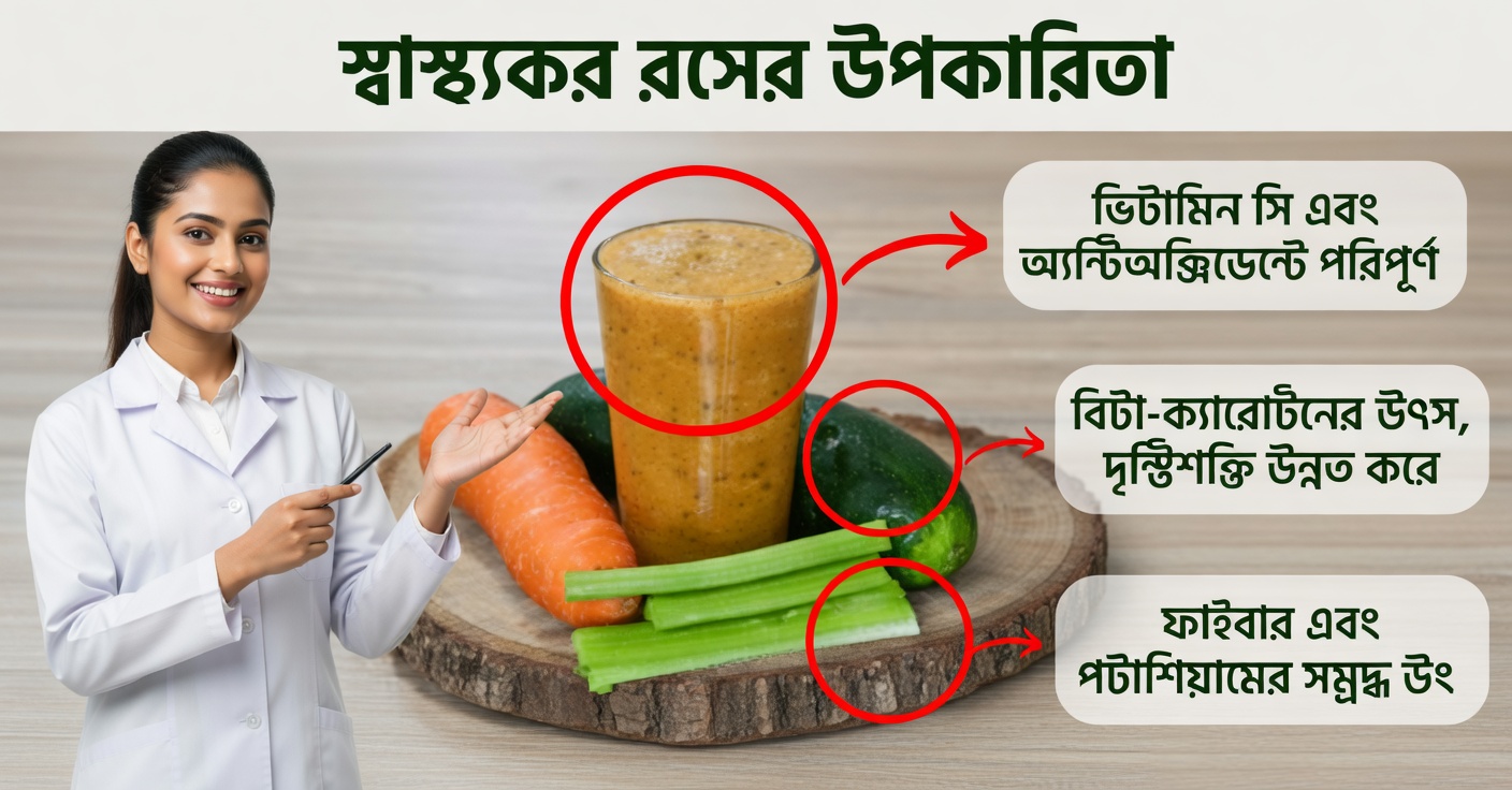 দৃষ্টিশক্তির জন্য শসা ও গাজরের রস: প্রাকৃতিক ও কার্যকর