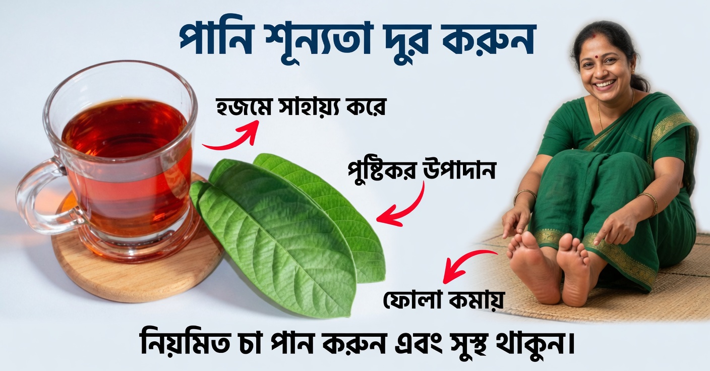 শরীরে পানি জমা কমাতে পেয়ারা চা: প্রাকৃতিক উপশম