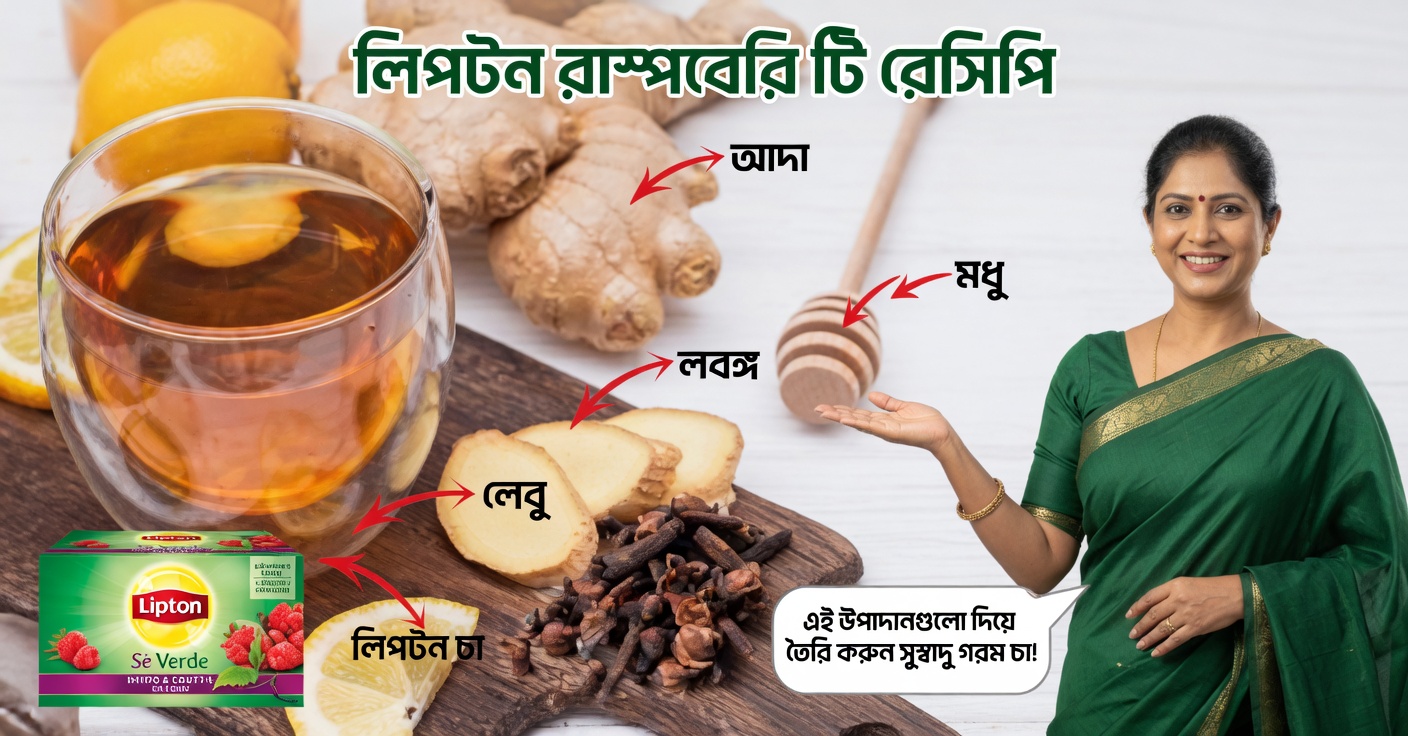 লিপটন আদা ও লবঙ্গ চা: শক্তিশালী প্রাকৃতিক ইনফিউশন