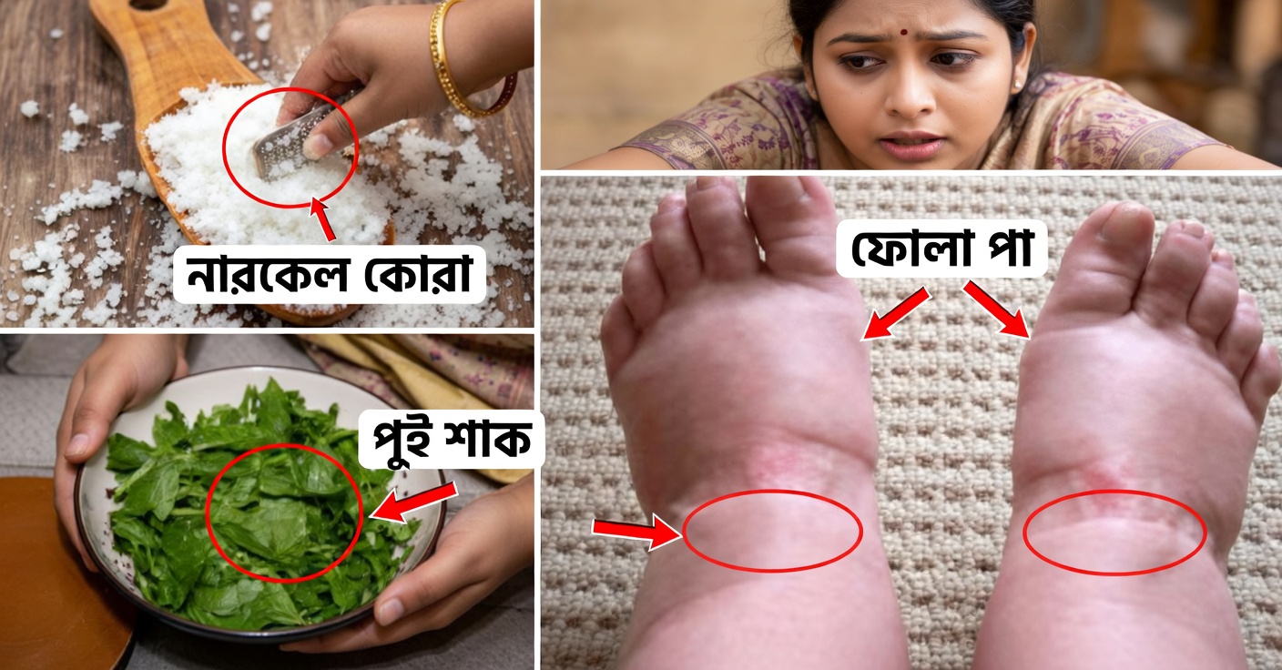 পা ফোলা কমাতে ও রক্তসঞ্চালন উন্নত করতে ভেষজ