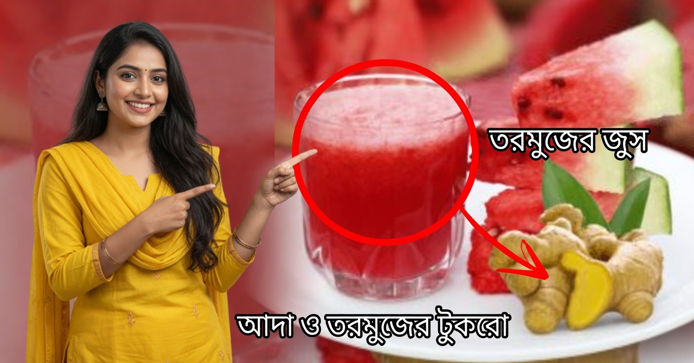 দম্পতির প্রাণশক্তি বাড়াতে তরমুজ ও আদার রস