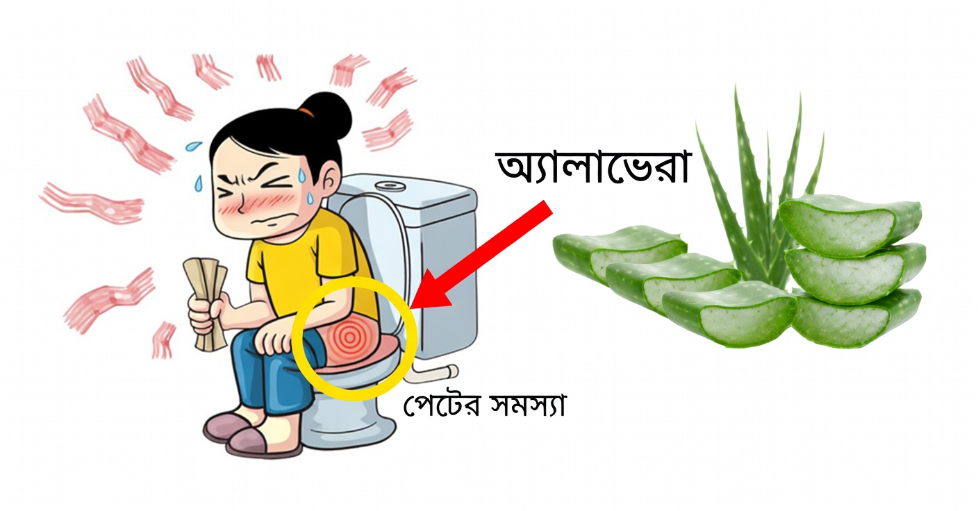 ডিটক্স ও ফোলাভাব কমাতে অ্যালোভেরা