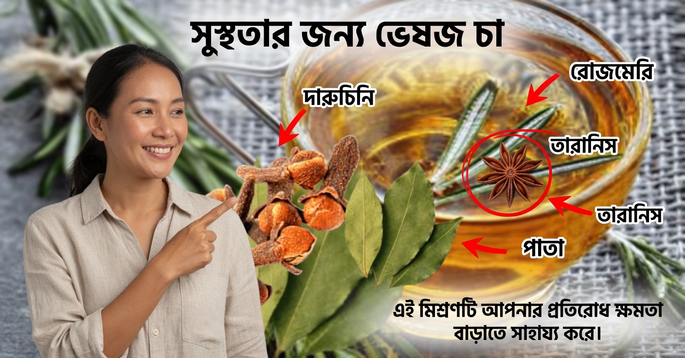 হাঁটুর ব্যথার জন্য তেজপাতা ও রোজমেরির ইনফিউশন