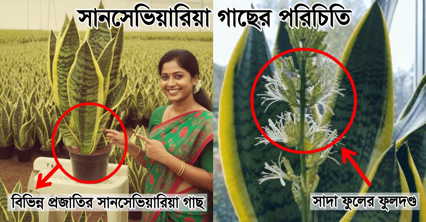 জানুন কীভাবে সানসেভিয়েরিয়া বা শাশুড়ির জিভ গাছে সুন্দরভাবে ফুল ফোটাতে হয়