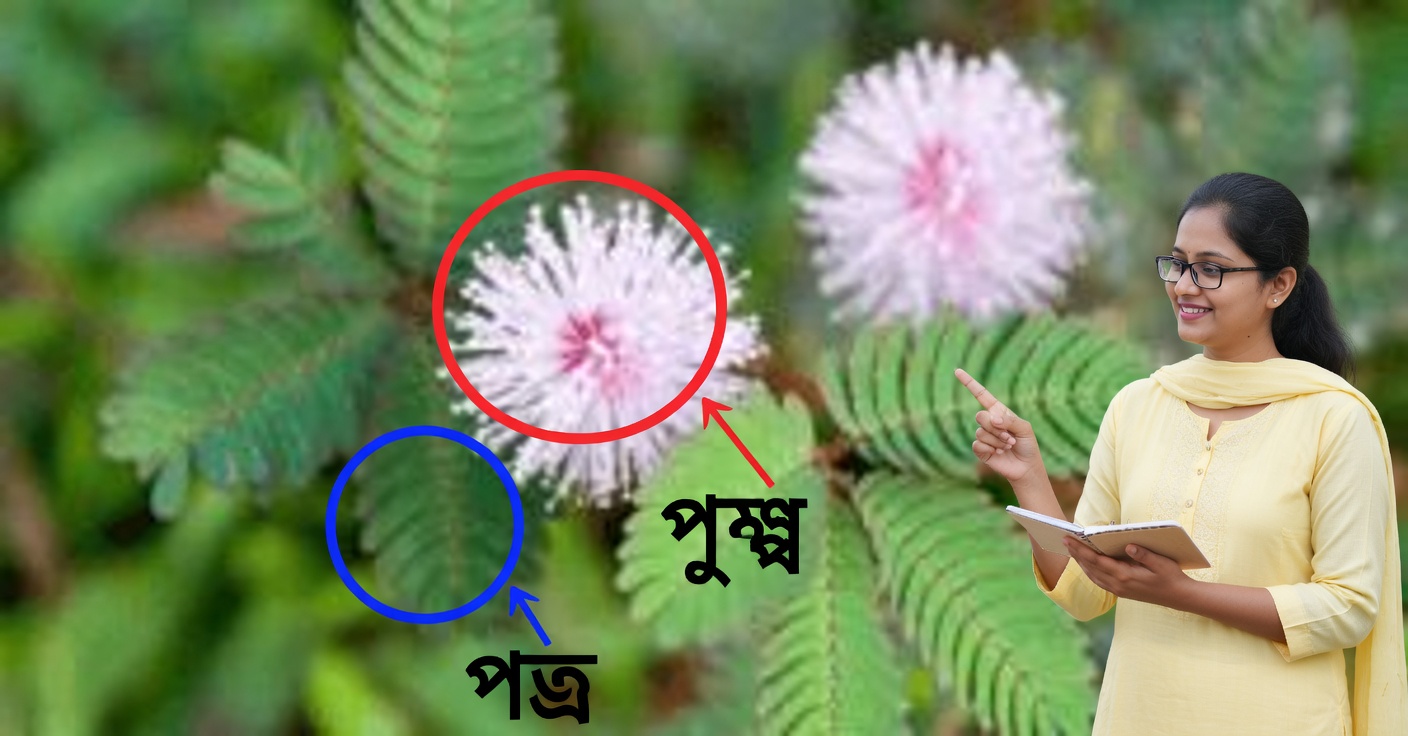 মিমোসা পুডিকা: স্পর্শকাতর গাছের উপকারিতা ও ঔষধি ব্যবহার