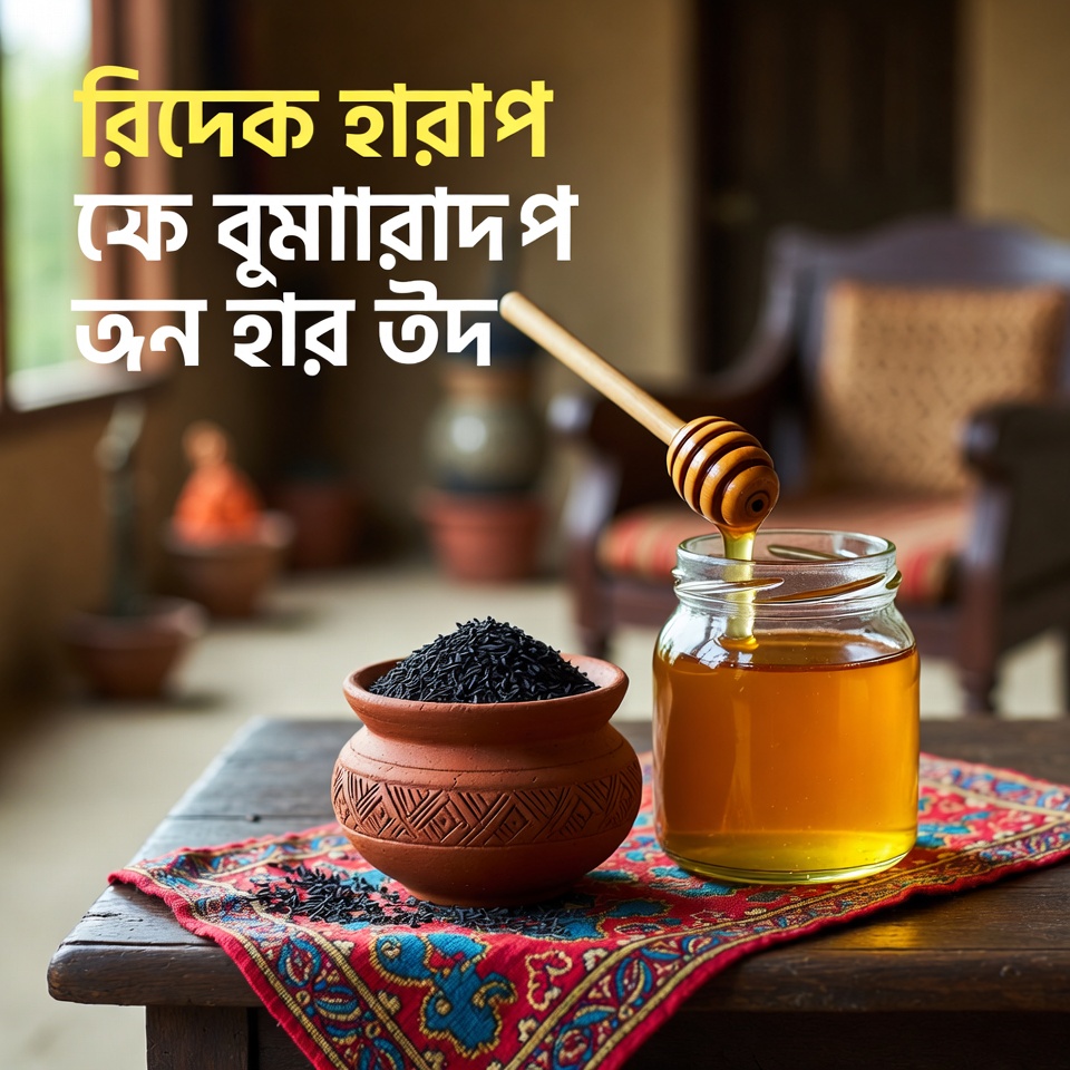 রোগপ্রতিরোধ ক্ষমতা ও আরোগ্য বাড়াতে কালোজিরা ও মধু