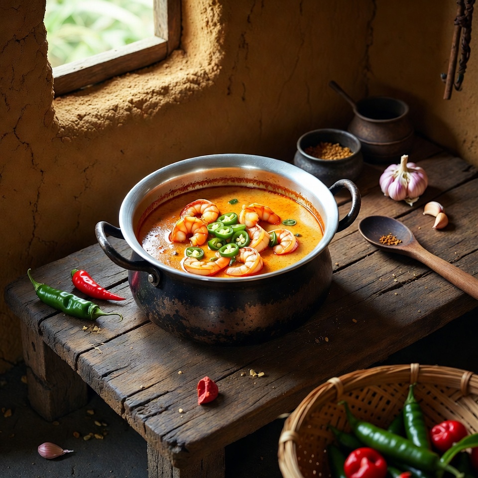 ক্রিমি মসলাদার জলাপেনো চিংড়ি স্যুপ রেসিপি