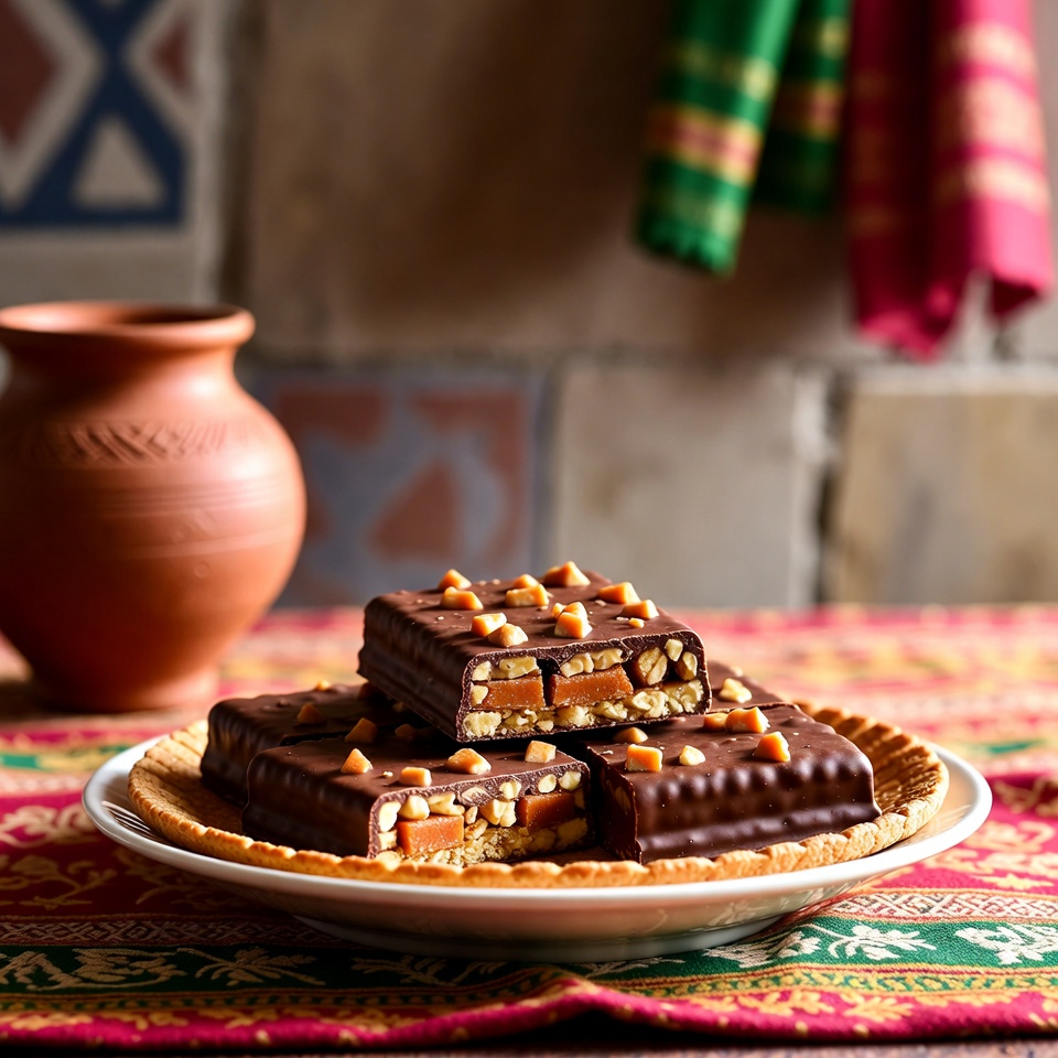 ক্যারামেল চকলেট ক্রাঞ্চ বার