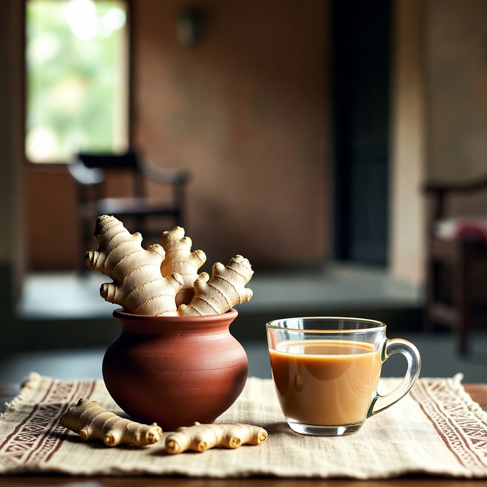 আদা চা – প্রাকৃতিক রক্ত পাতলা করার উপায়