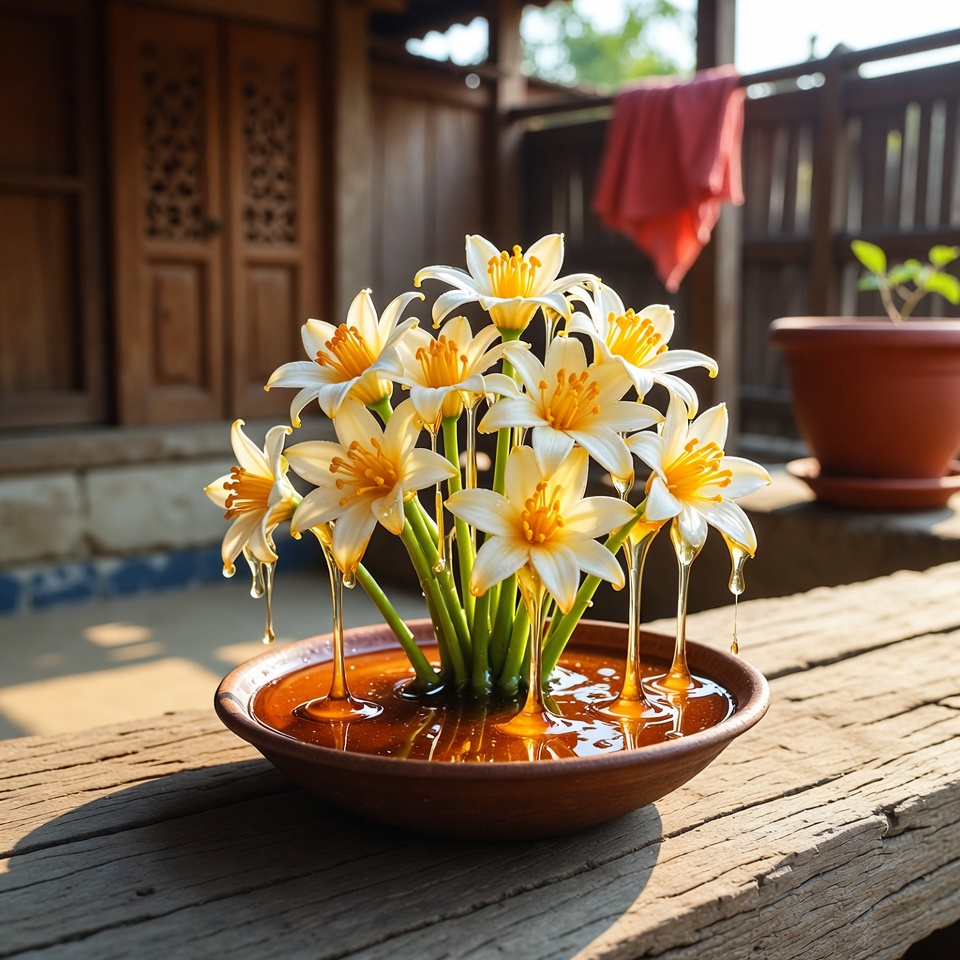 মধুতে ভেজানো পেঁপে ফুলের উপকারিতা ও ব্যবহার