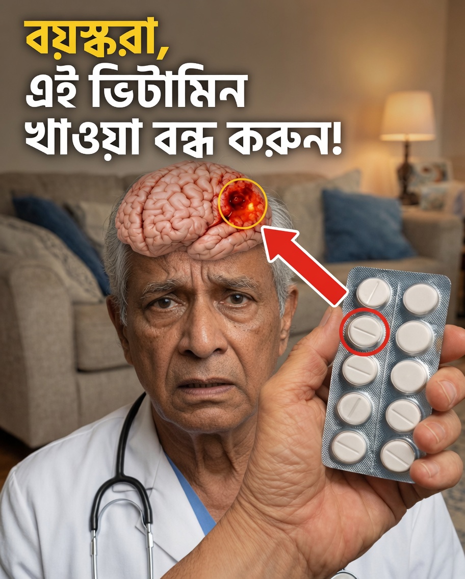 একজন স্নায়ুরোগ বিশেষজ্ঞ হিসেবে আমি বিস্মিত হয়েছি: এই সাধারণ ভিটামিনটি বয়স্কদের স্ট্রোকের ঝুঁকি বাড়াতে পারে—আপনার যা জানা দরকার