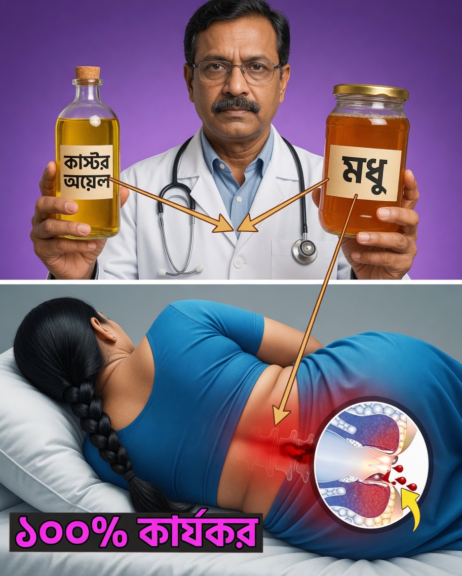 পুরোনো বৈদ্যদের গোপন: মধুর সঙ্গে ক্যাস্টর অয়েলের মাত্র ২ ফোঁটা ৫০-এর পর নারীদের স্বাস্থ্যকে পুনরুজ্জীবিত করতে পারে