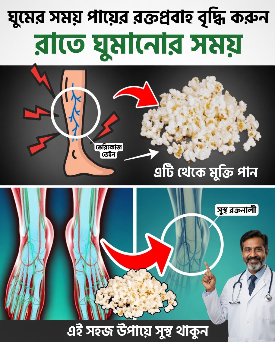 রাতারাতি পায়ের রক্তসঞ্চালন বাড়ান: সত্যিই কাজ করে এমন ১২টি শক্তিশালী শোবার আগের স্ন্যাকস