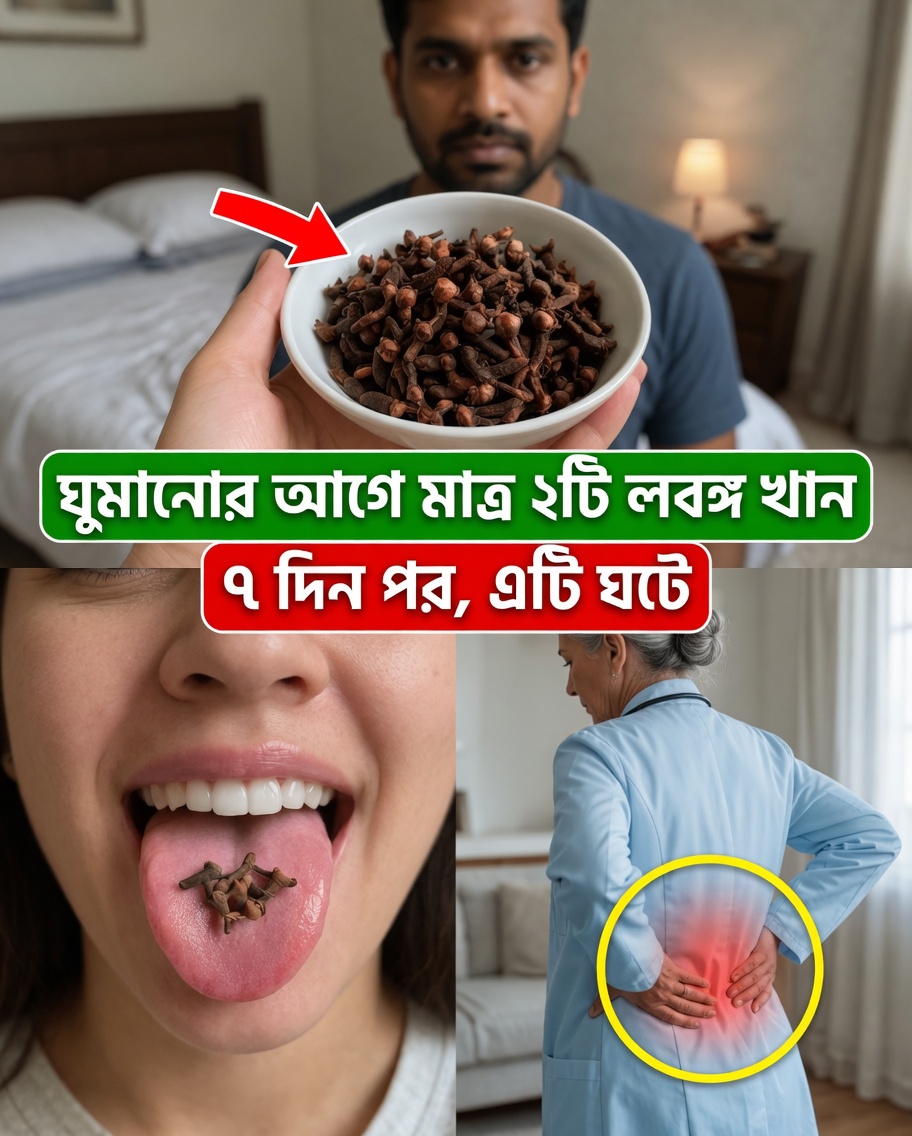 ৭ দিন ধরে প্রতিদিন ২টি লবঙ্গ খেলে কী হয়? (সত্যটা আপনাকে অবাক করতে পারে!)