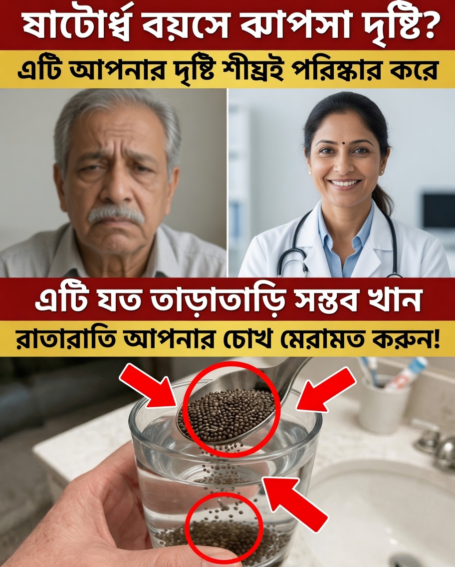 ৬০ বছরের বেশি? আপনার চোখ ও রেটিনার স্বাস্থ্যে স্বাভাবিকভাবে সহায়তা করতে পারে এমন দৈনন্দিন একটি বীজ সম্পর্কে জানুন