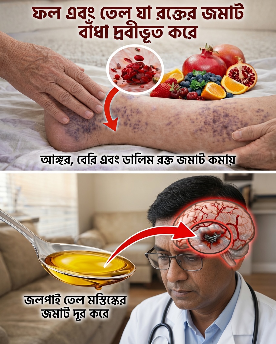 রক্তের জমাট বাঁধা প্রাকৃতিকভাবে গলাতে সাহায্য করে এমন শীর্ষ ৮টি ফল