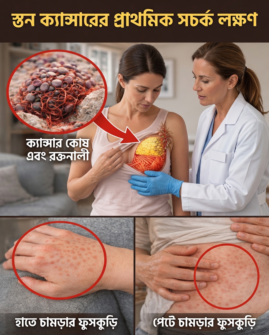 স্তন ক্যান্সারের ১০টি সতর্ক সংকেত যা আপনার জীবন বাঁচাতে পারে