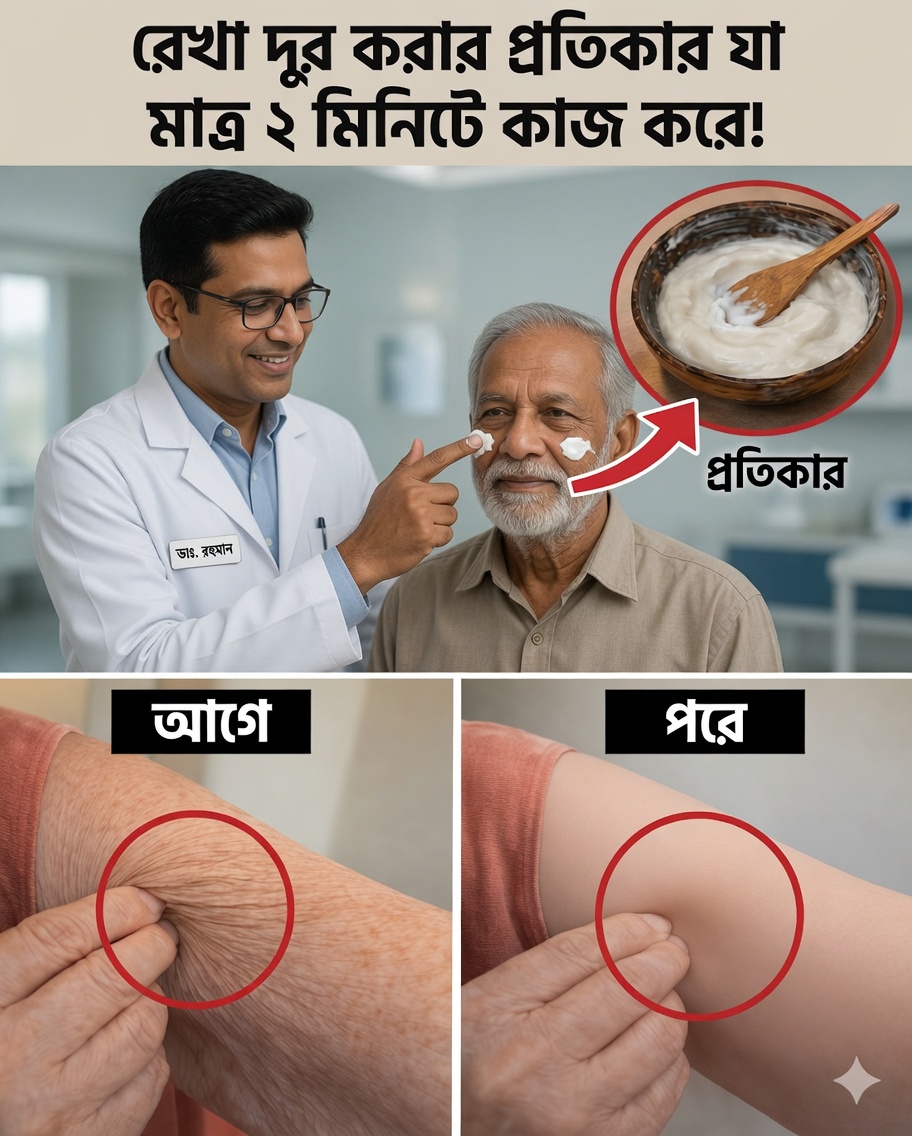 মাত্র ২ মিনিটে কাজ করে এমন বয়স্কদের জন্য অ্যান্টি-রিঙ্কল ওষুধ — একদম কোনো বাড়াবাড়ি নয়!
