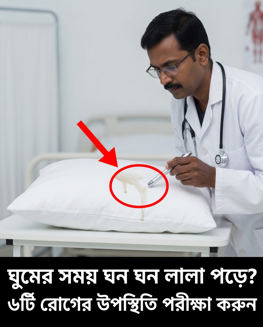 ভেজা বালিশ নিয়ে ঘুম থেকে উঠছেন? কেন রাতে লালা পড়া ৮টি লুকানো সমস্যার ইঙ্গিত হতে পারে