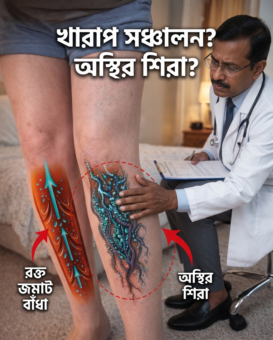 আপনার রক্তসঞ্চালন খারাপ হলে, পা ঠান্ডা থাকলে বা ভেরিকোস শিরা থাকলে, রক্তপ্রবাহ উন্নত করতে এই ৬টি সহজ অভ্যাস চেষ্টা করুন