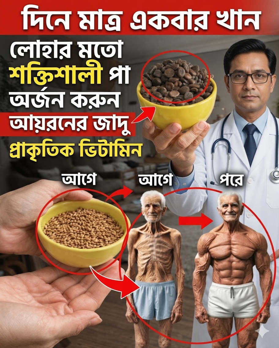 প্রবীণরা প্রাকৃতিকভাবে পেশিশক্তি পুনরুদ্ধার করতে যে একটি সহজ খাবার খেতে পারেন