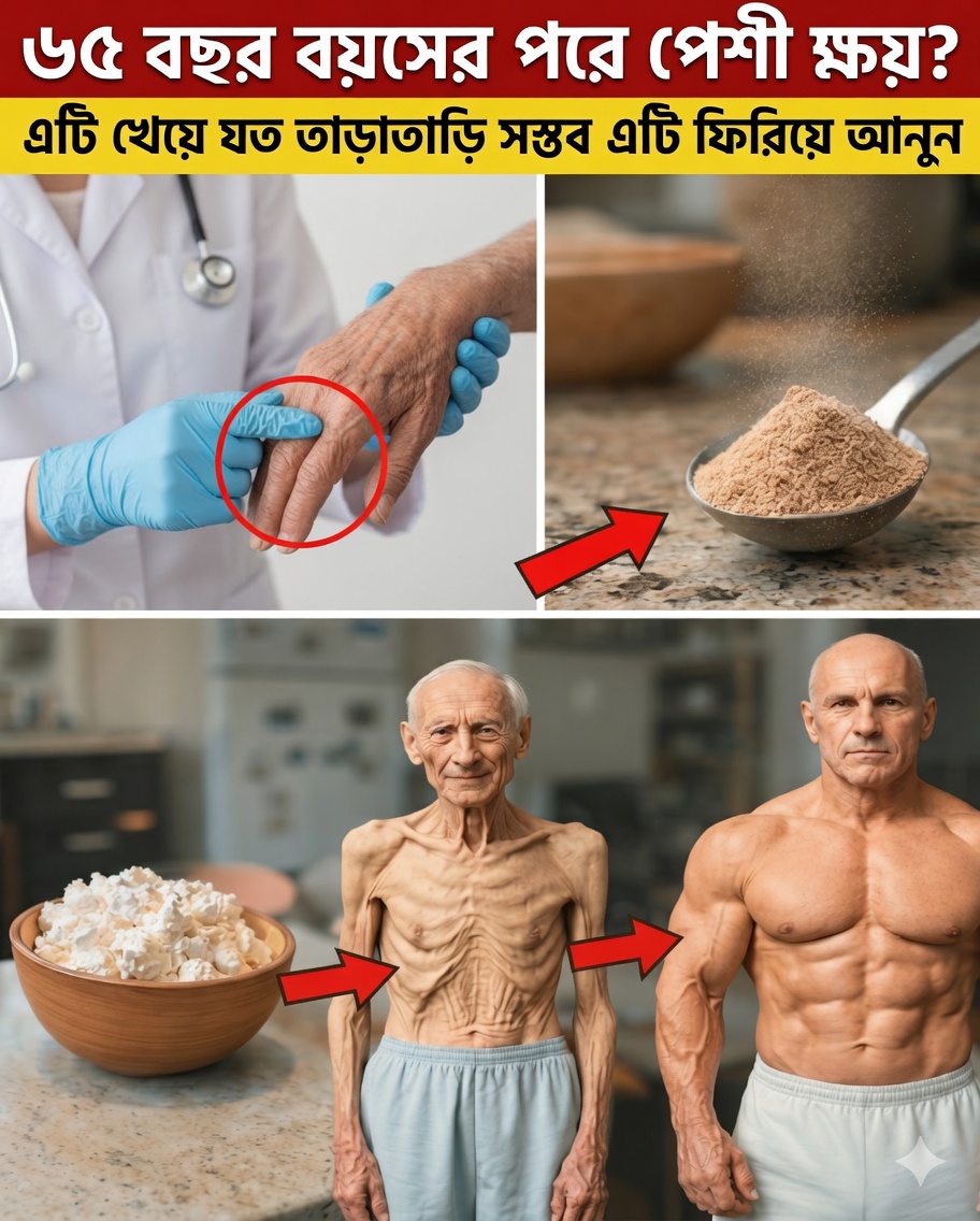 বয়স্করা, এই একমাত্র খাবার দিয়ে আপনার পেশিগুলোকে সুরক্ষিত রাখুন!