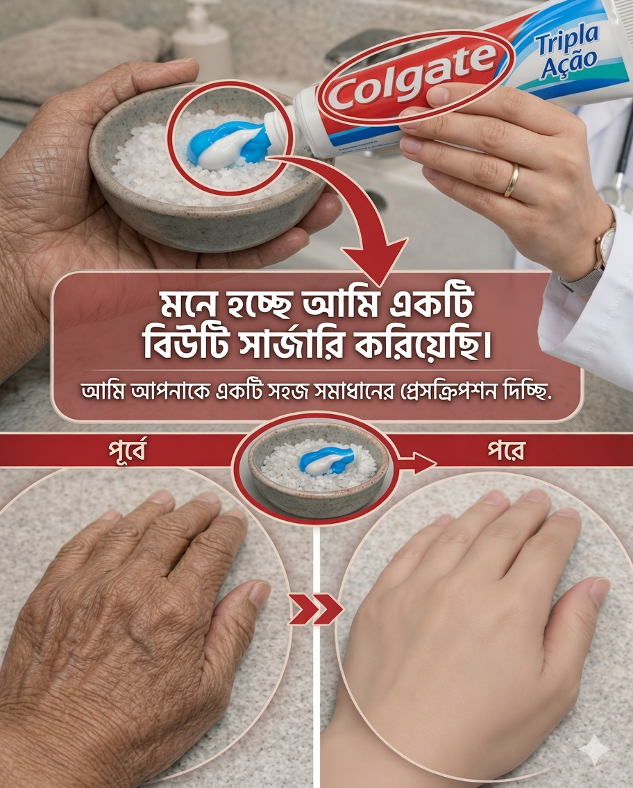 তারা ভেবেছিল আমি নান্দনিক প্রক্রিয়া করিয়েছি… কিন্তু আসলে এটা ছিল হাত ও বাহুর বলিরেখা ও দাগের জন্য প্রাকৃতিক যত্নের এই সহজ রুটিনটি