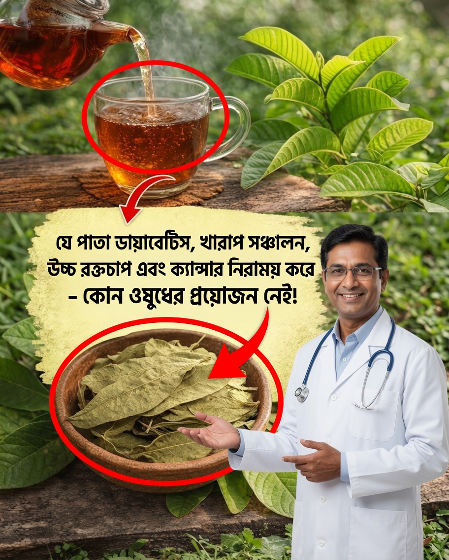 পেয়ারা পাতার মাধ্যমে প্রাকৃতিকভাবে উন্নত রক্তসঞ্চালনকে সহায়তা করা, রক্তচাপকে ভারসাম্য রাখা এবং সুস্থতা বাড়ানোর উপায় আবিষ্কার করুন