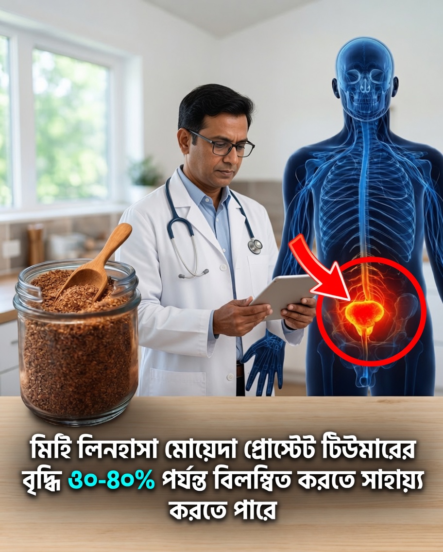 প্রতিদিন একটি সহজ অভ্যাস—যেমন গুঁড়ো তিসি—কীভাবে প্রোস্টেটের স্বাস্থ্যকে সমর্থন করতে পারে? নতুন গবেষণা তুলে ধরছে আকর্ষণীয় অন্তর্দৃষ্টি