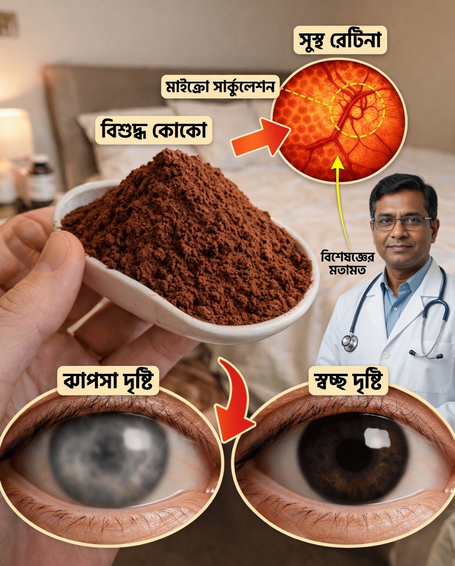 জাপানের সবচেয়ে প্রাচীন চিকিৎসক প্রকাশ করেছেন: ঘুমানোর আগে এই সহজ চামচটি নিন, যাতে ঘুমের মধ্যেই প্রাকৃতিকভাবে আপনার চোখের সাপোর্ট হয়