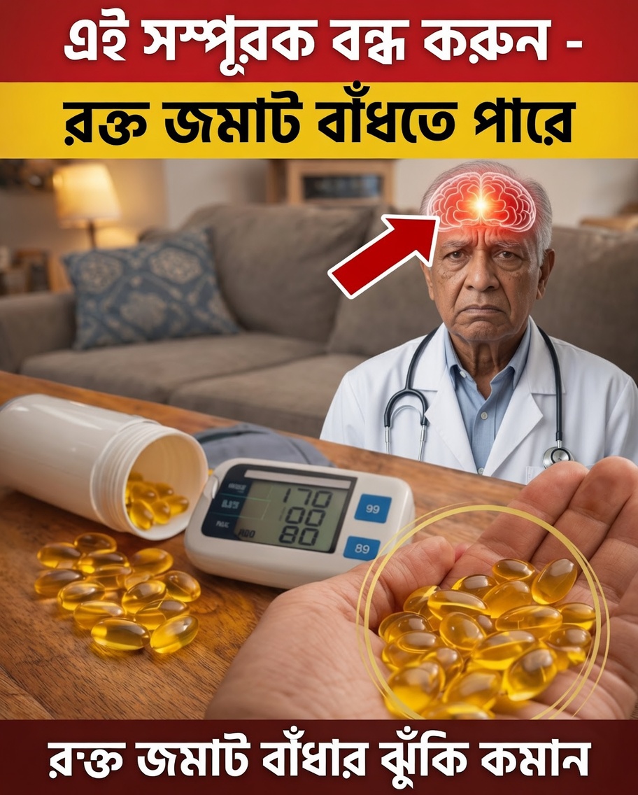 উচ্চ মাত্রায় ভিটামিন ই সাপ্লিমেন্ট: স্ট্রোকের ঝুঁকি সম্পর্কে বিজ্ঞান আসলে কী বলে