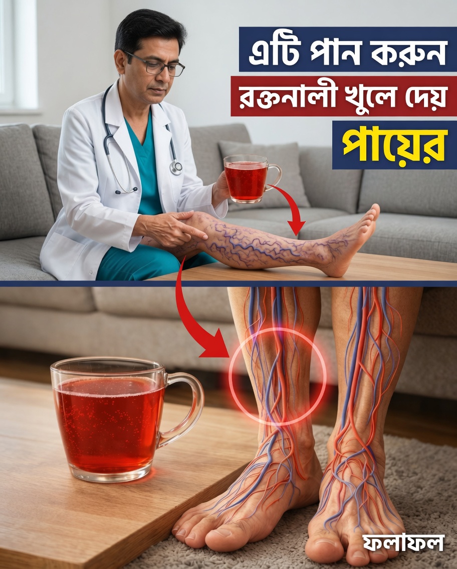 ৬০ বছরের বেশি? পায়ের রক্তসঞ্চালন দ্রুত উন্নত করতে এটি পান করুন