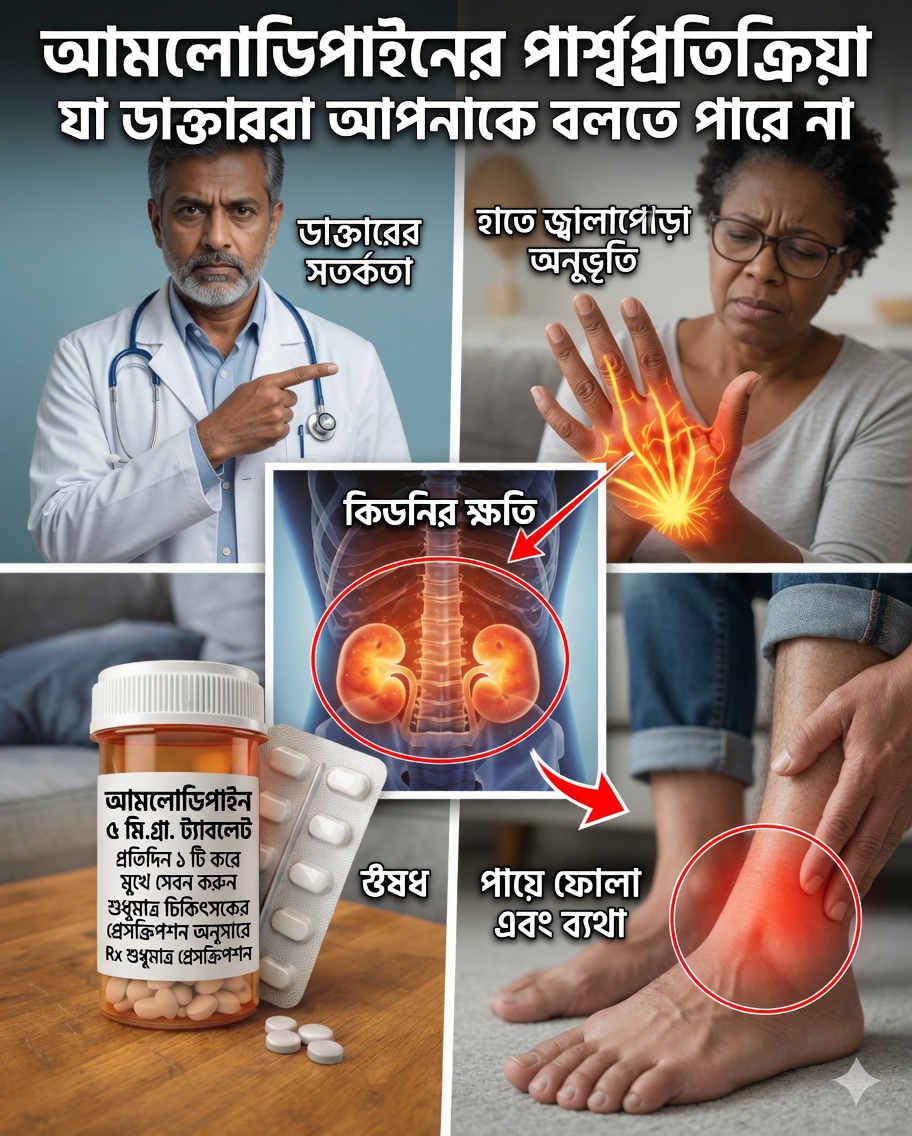 অ্যামলোডিপিনের ১২টি সবচেয়ে খারাপ পার্শ্বপ্রতিক্রিয়া, যা আপনি কখনোই উপেক্ষা করবেন না