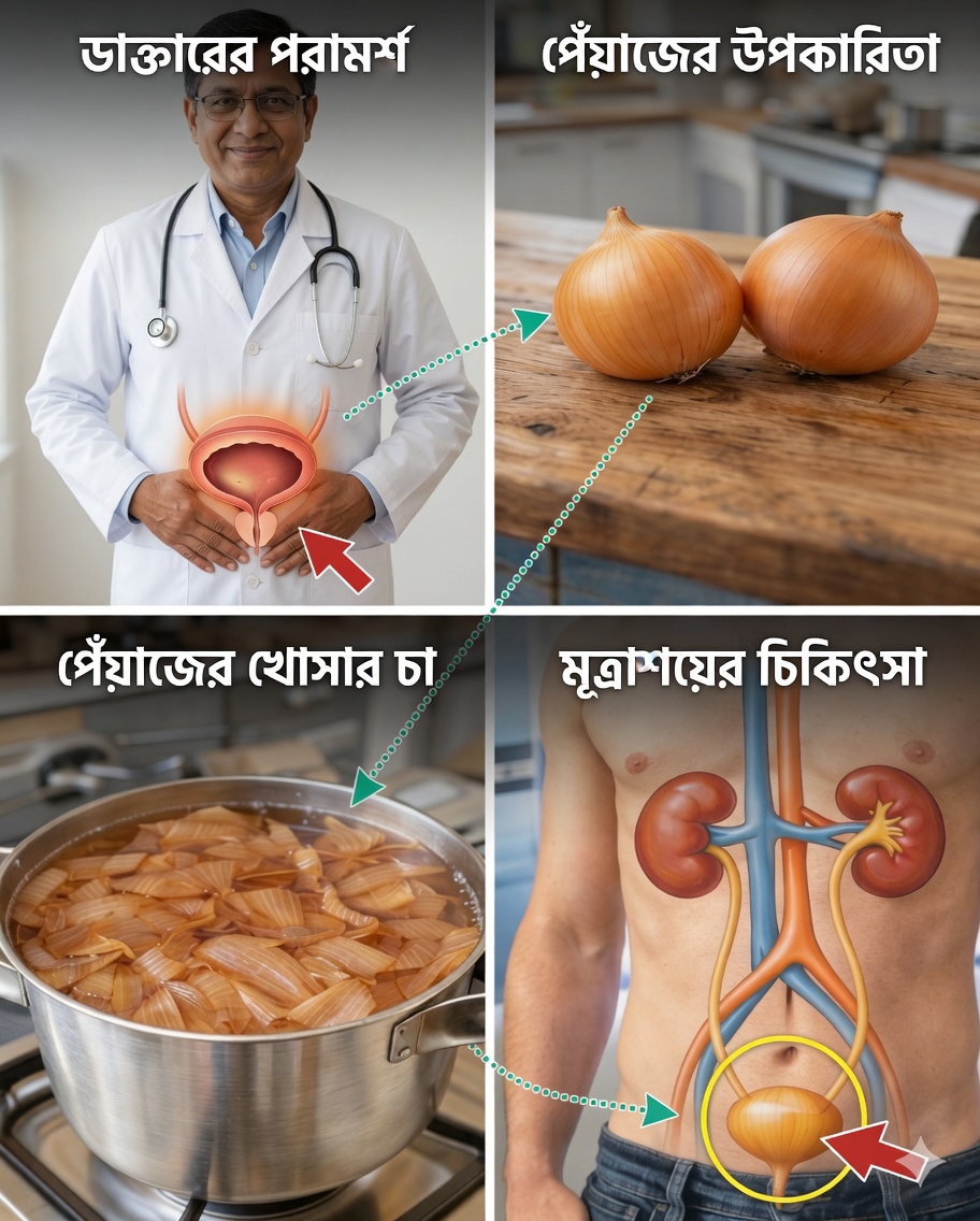 পেঁয়াজের খোসার পানি: প্রোস্টেট, মূত্রাশয় ও কিডনির স্বাস্থ্যকে সহায়তা করার একটি প্রাকৃতিক প্রতিকার