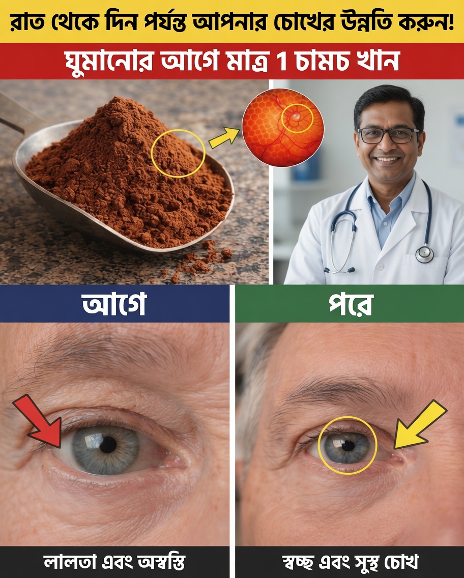 জাপানের সবচেয়ে বয়স্ক চিকিৎসক প্রকাশ করলেন: ঘুমানোর আগে এটি খান, যাতে ঘুমের সময় স্বাভাবিকভাবে আপনার চোখ ও দৃষ্টিশক্তিকে সমর্থন করা যায়
