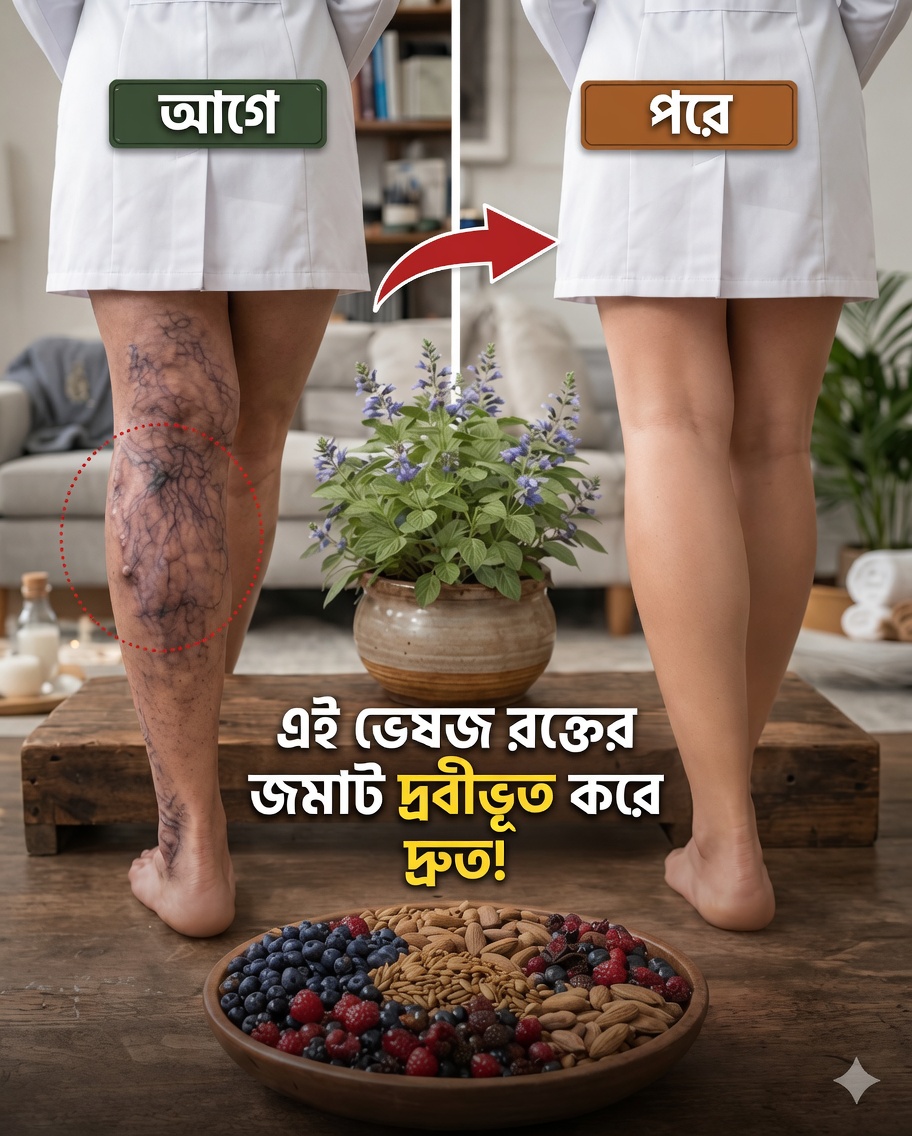 পায়ের বিপজ্জনক রক্ত জমাট প্রতিরোধে সহায়ক সবচেয়ে শক্তিশালী ভেষজগুলো – রক্তসঞ্চালনের প্রাকৃতিক সহায়ক সম্পর্কে বিজ্ঞান কী প্রকাশ করে