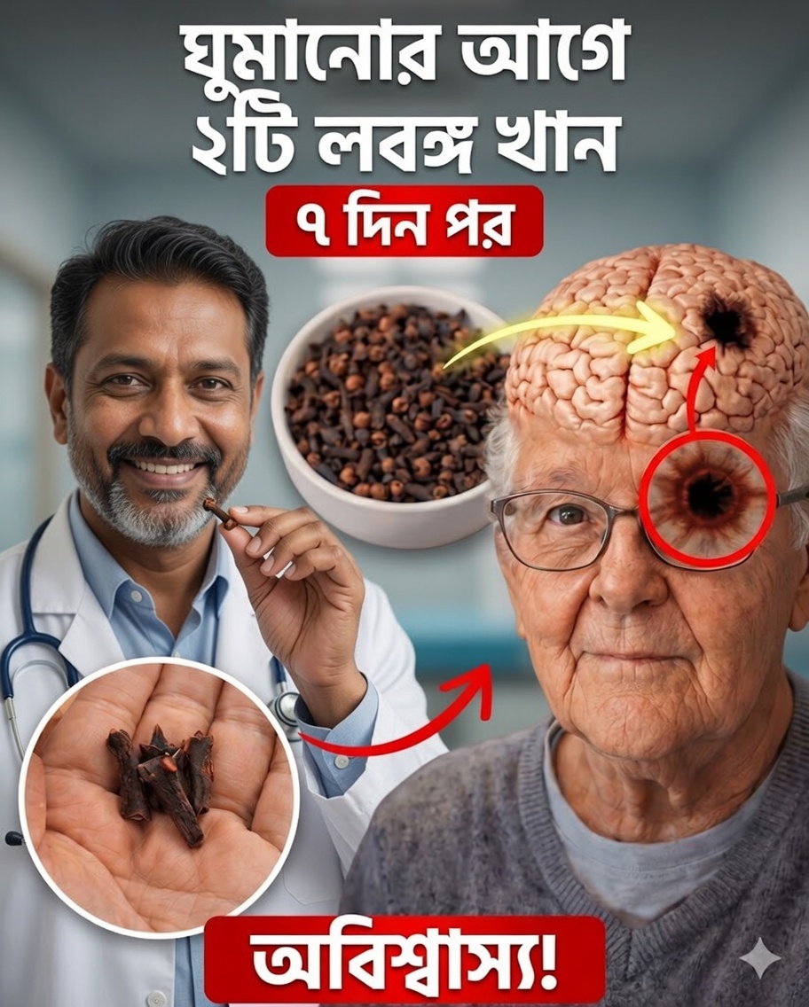 আপনি যদি ৭ দিন ধরে প্রতিদিন ২টি লবঙ্গ খান, তাহলে কী ঘটে: শরীরের সেই চমকপ্রদ পরিবর্তন, যা প্রায় কেউই বলে না