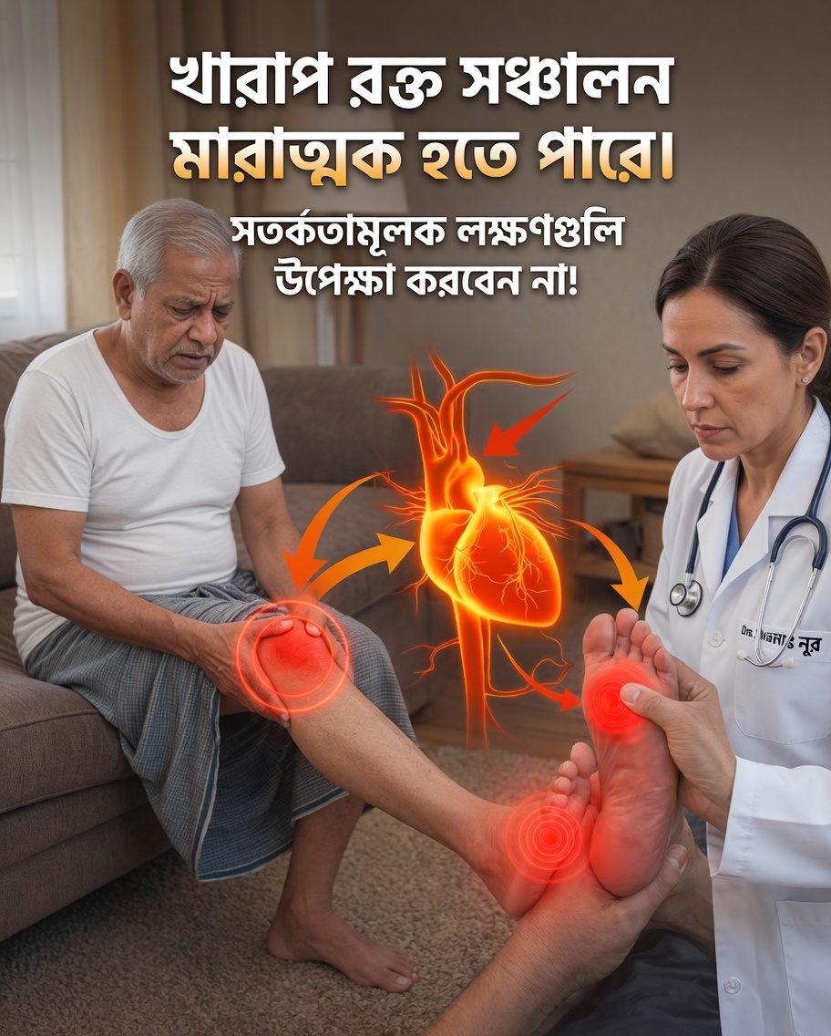 স্থায়ী ঝিঁঝিঁ ধরা, পা ঠান্ডা হয়ে যাওয়া এবং পিণ্ডলিতে ব্যথা… এটা কি শুধু ক্লান্তি, নাকি রক্ত সঞ্চালনে সমস্যার কোনো লক্ষণ?