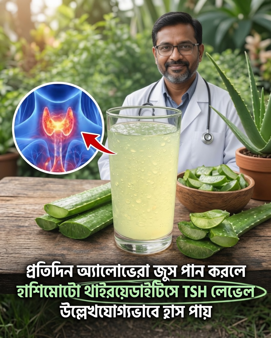 দৈনন্দিন অ্যালো ভেরা জুস কি থাইরয়েডের ভারসাম্যে সহায়তা করতে পারে? ২০১৮ সালের একটি গবেষণা নারীদের থাইরয়েড মার্কার সম্পর্কে কী প্রকাশ করেছে