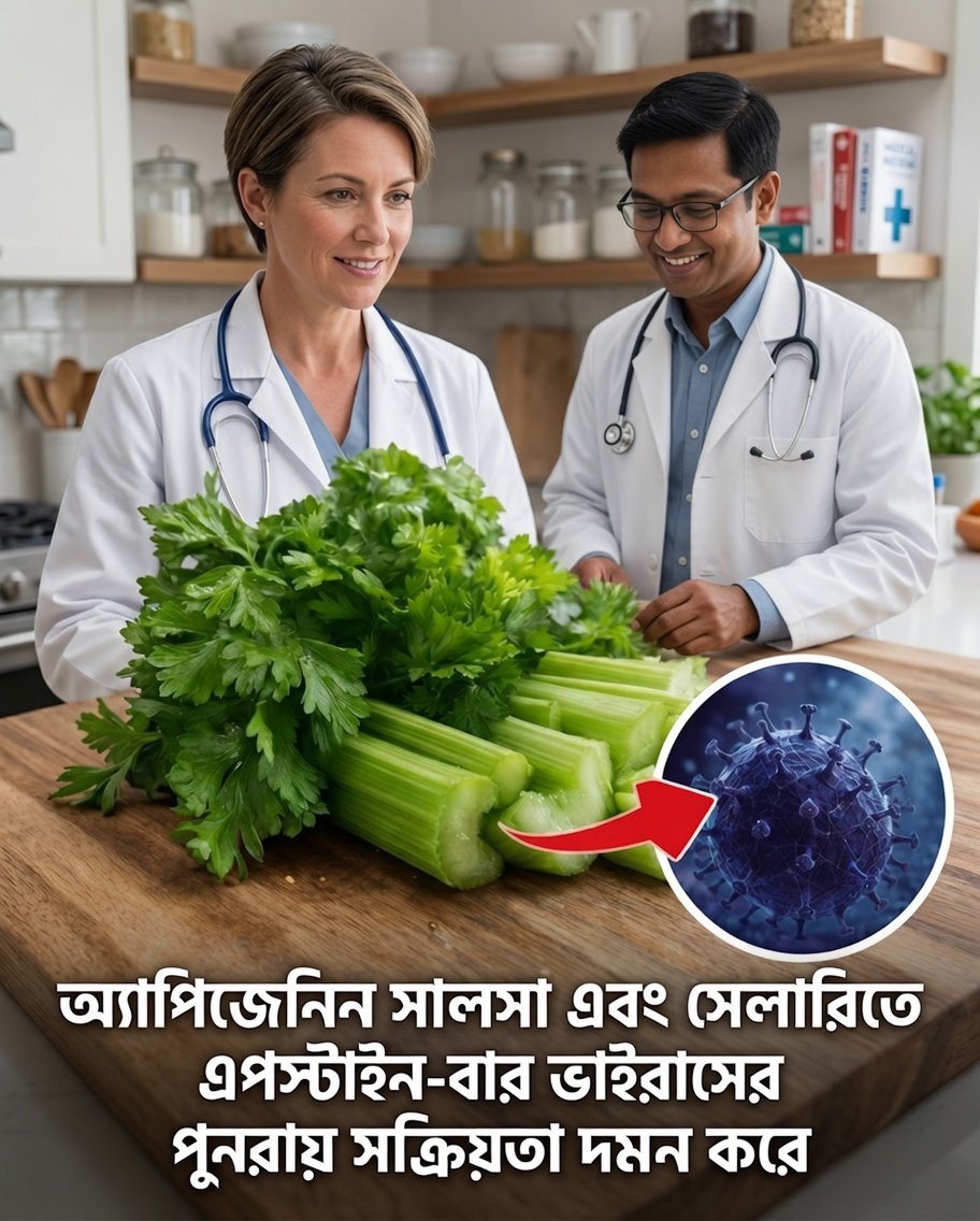 একটি সাধারণ রান্নাঘরের ভেষজ কি ব্যাপকভাবে ছড়িয়ে থাকা একটি ভাইরাস নিয়ন্ত্রণে সাহায্য করতে পারে? অ্যাপিজেনিন ও এপস্টাইন-বার ভাইরাস সম্পর্কে নতুন আবিষ্কার