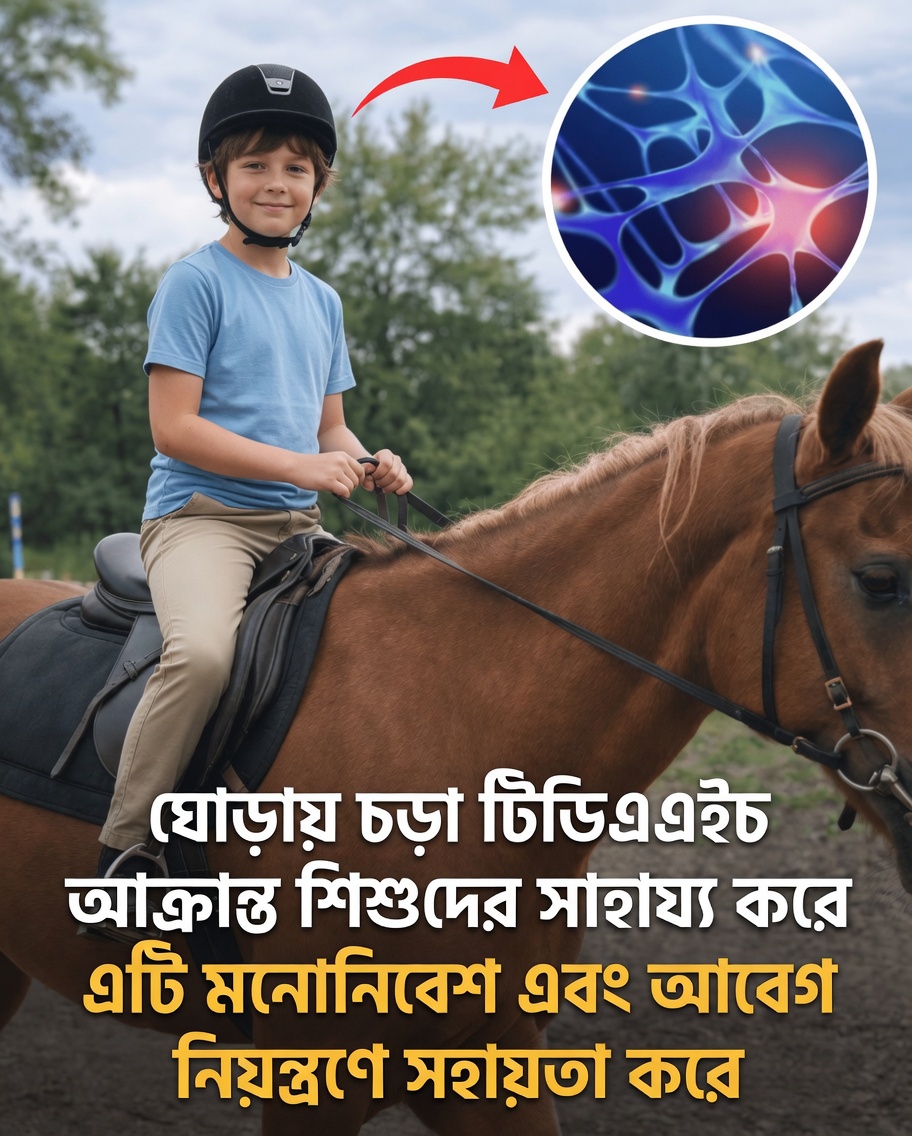 থেরাপিউটিক অশ্বারোহণ কি অটিজম বা বুদ্ধিবৃত্তিক প্রতিবন্ধকতা থাকা শিশুদের ভাষা ও চিন্তাশক্তির বিকাশে সহায়তা করতে পারে?