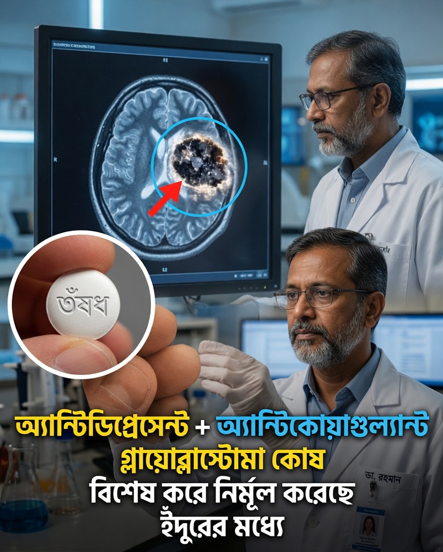 একটি সাধারণ অ্যান্টিডিপ্রেসেন্ট এবং একটি অ্যান্টিকোয়াগুল্যান্ট কি একটি আক্রমণাত্মক মস্তিষ্কের ক্যান্সারের বিরুদ্ধে নতুন সূত্র দিতে পারে?